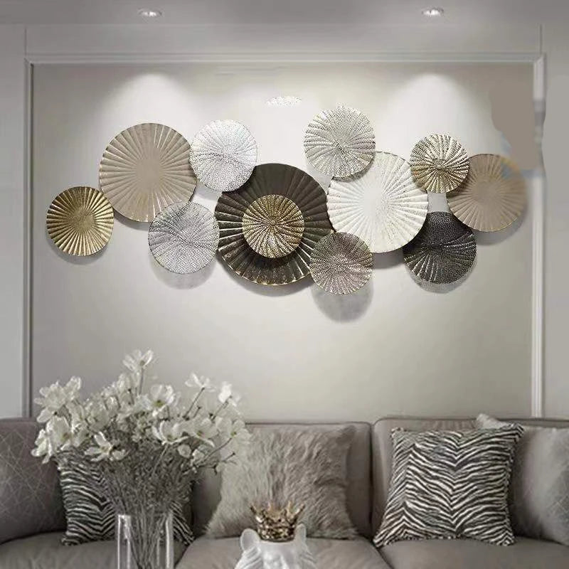 149X62CM Large Luxury Iron Wall Art Hanging Creative Living Room Home Decor Handicraft Birthday Gift Dropshipping to Door DDP