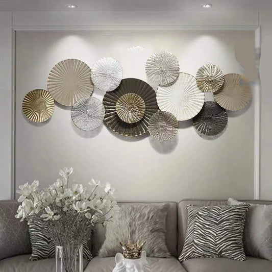 149X62CM Large Luxury Iron Wall Art Hanging Creative Living Room Home Decor Handicraft Birthday Gift Dropshipping to Door DDP