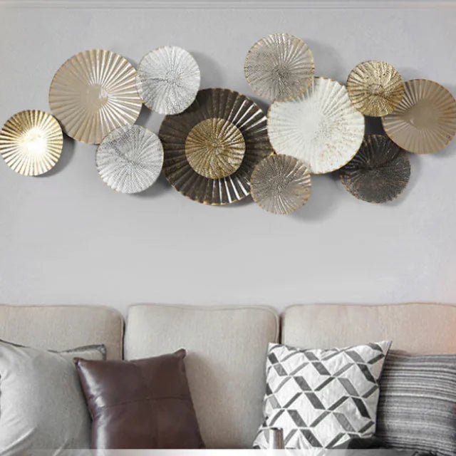149X62CM Large Luxury Iron Wall Art Hanging Creative Living Room Home Decor Handicraft Birthday Gift Dropshipping to Door DDP