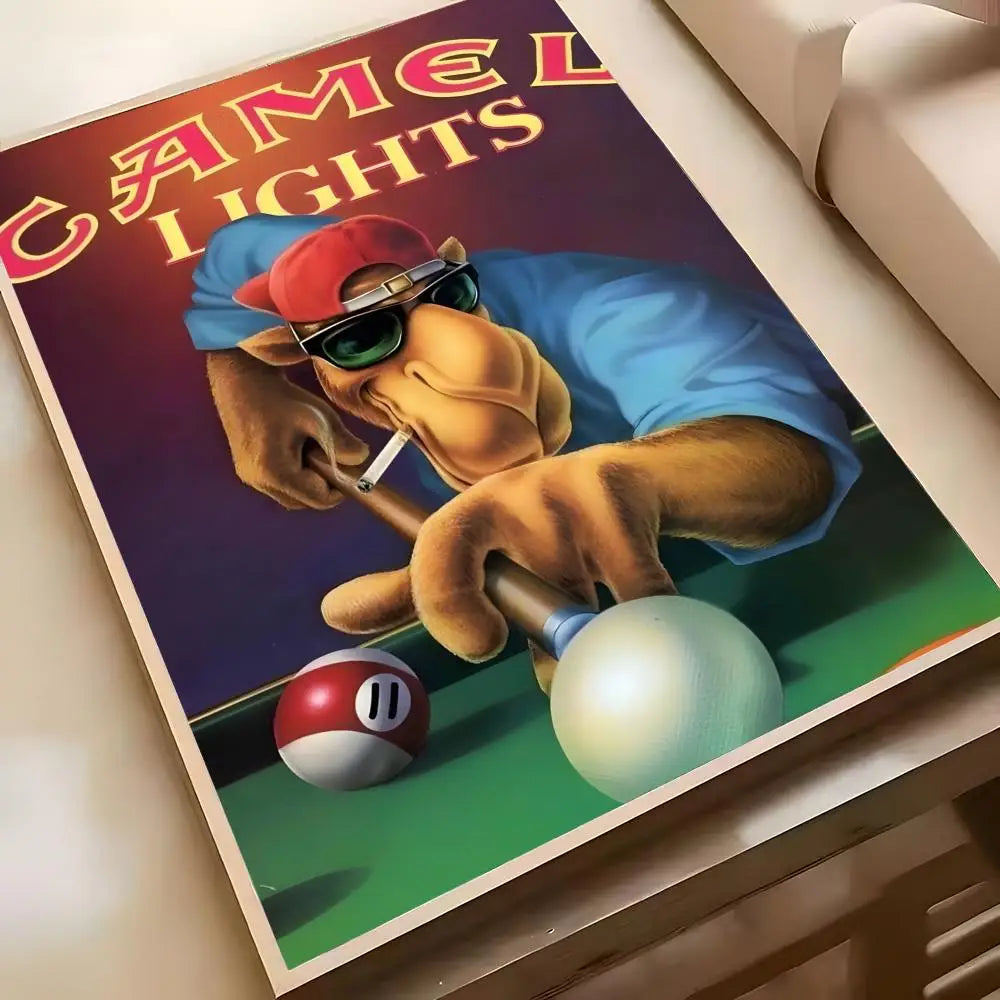 Camel Cigarettes Anime Poster