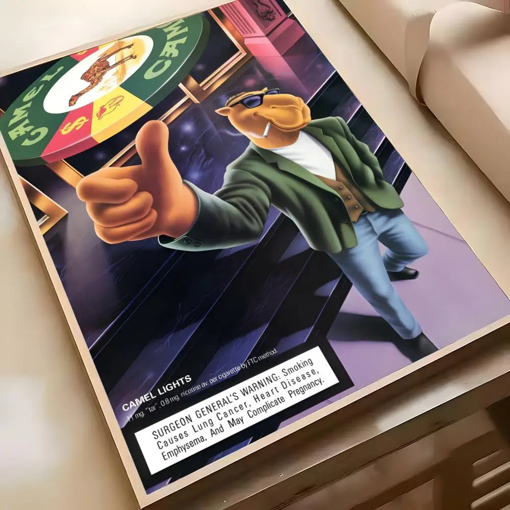 Camel Cigarettes Anime Poster