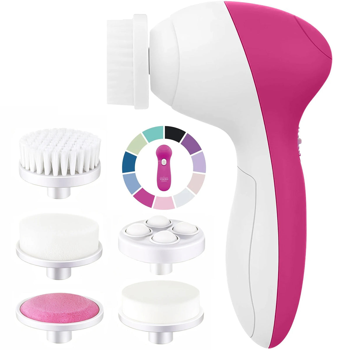 5-in-1 Electric Facial Cleansing Brush