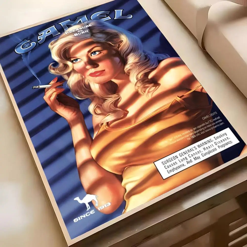 Camel Cigarettes Anime Poster