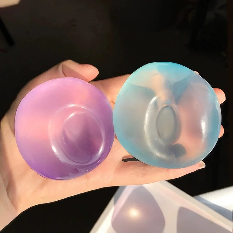 Mochi Coconut Oil Transparent Squishy Toy