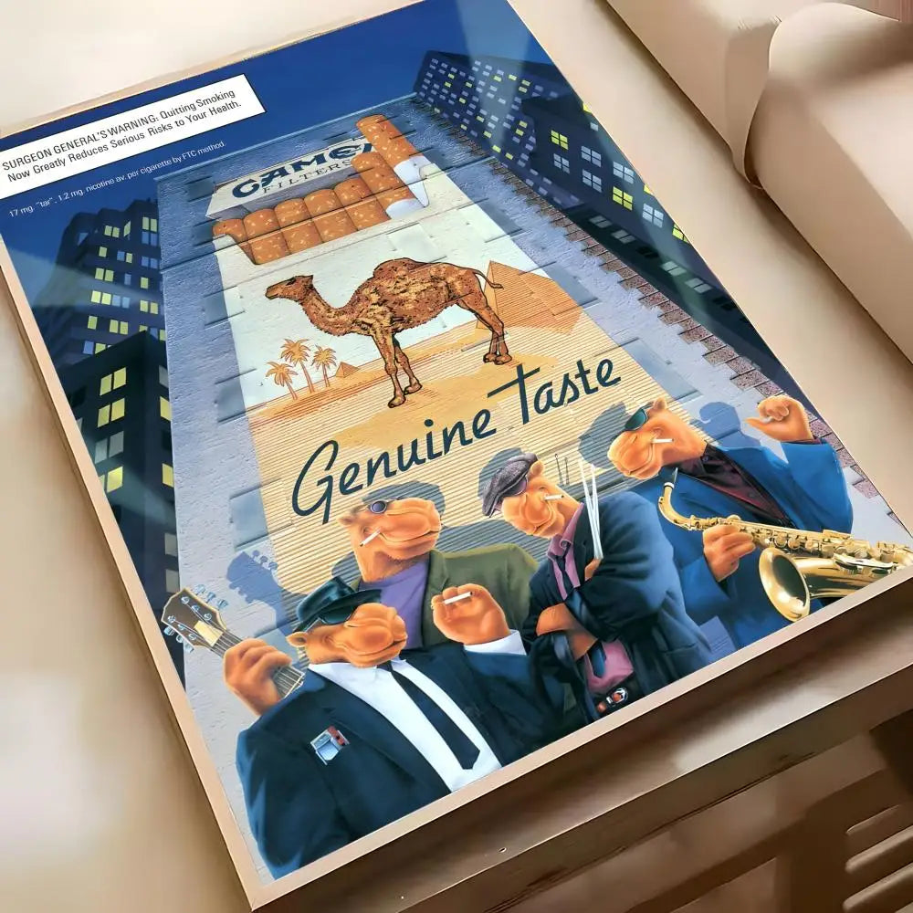 Camel Cigarettes Anime Poster
