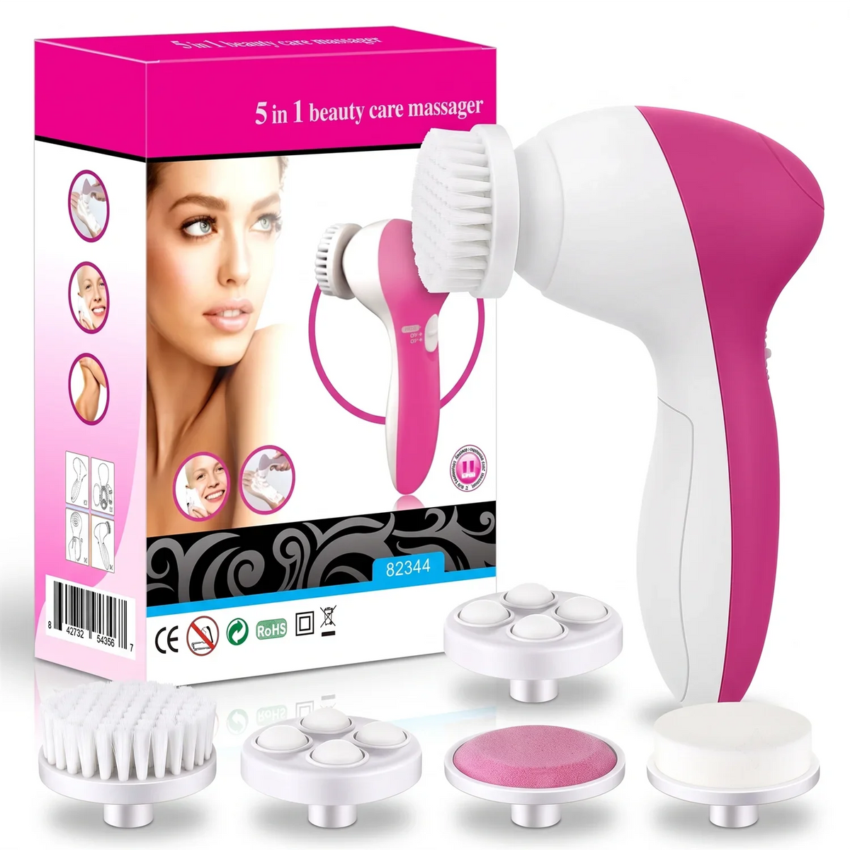 5-in-1 Electric Facial Cleansing Brush