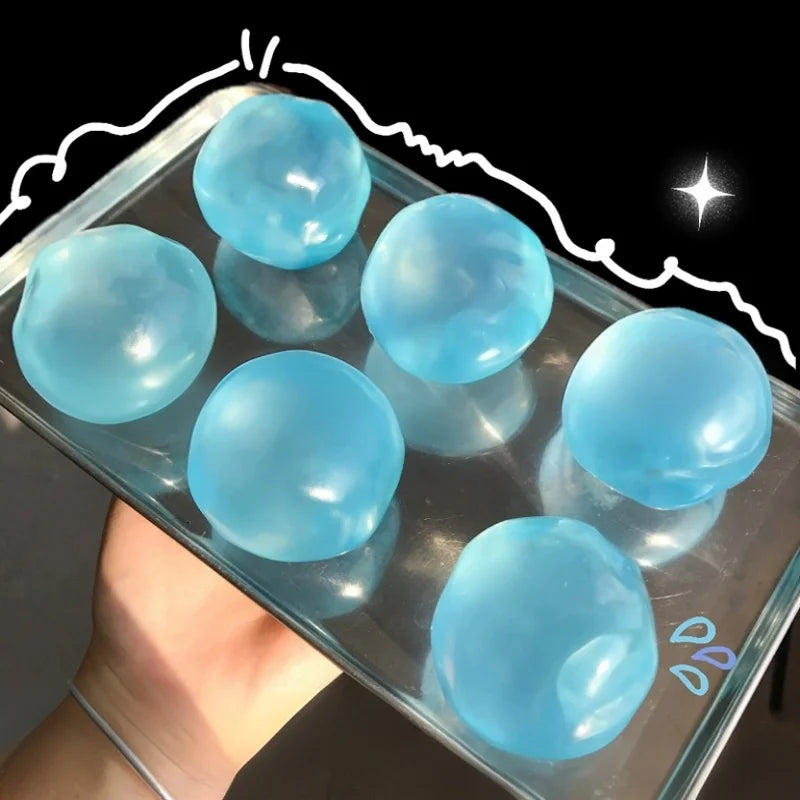 Mochi Coconut Oil Transparent Squishy Toy