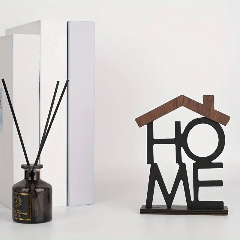 Miniature House Wooden Home Ornament