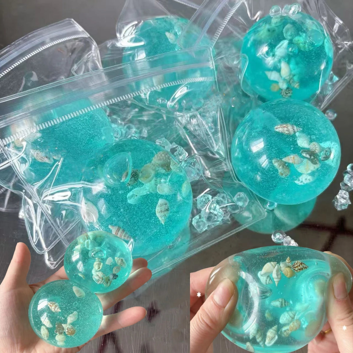 Ocean Maltose Water Ball Fidget Toy