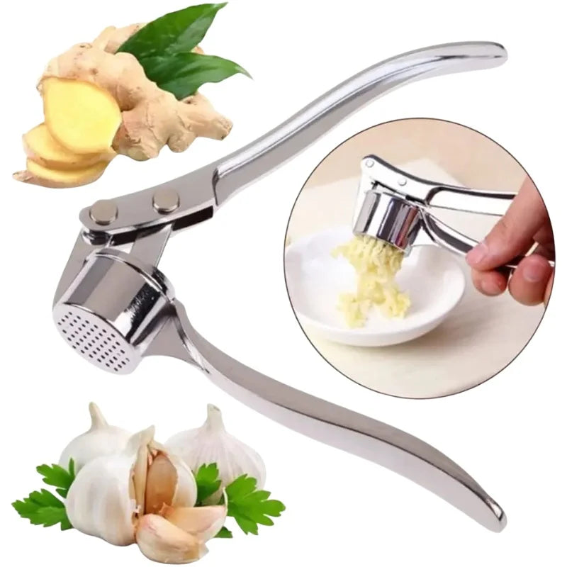 Kitchen aluminum alloy garlic grinder, extruder, manual press, grinding tools, kitchen small tools