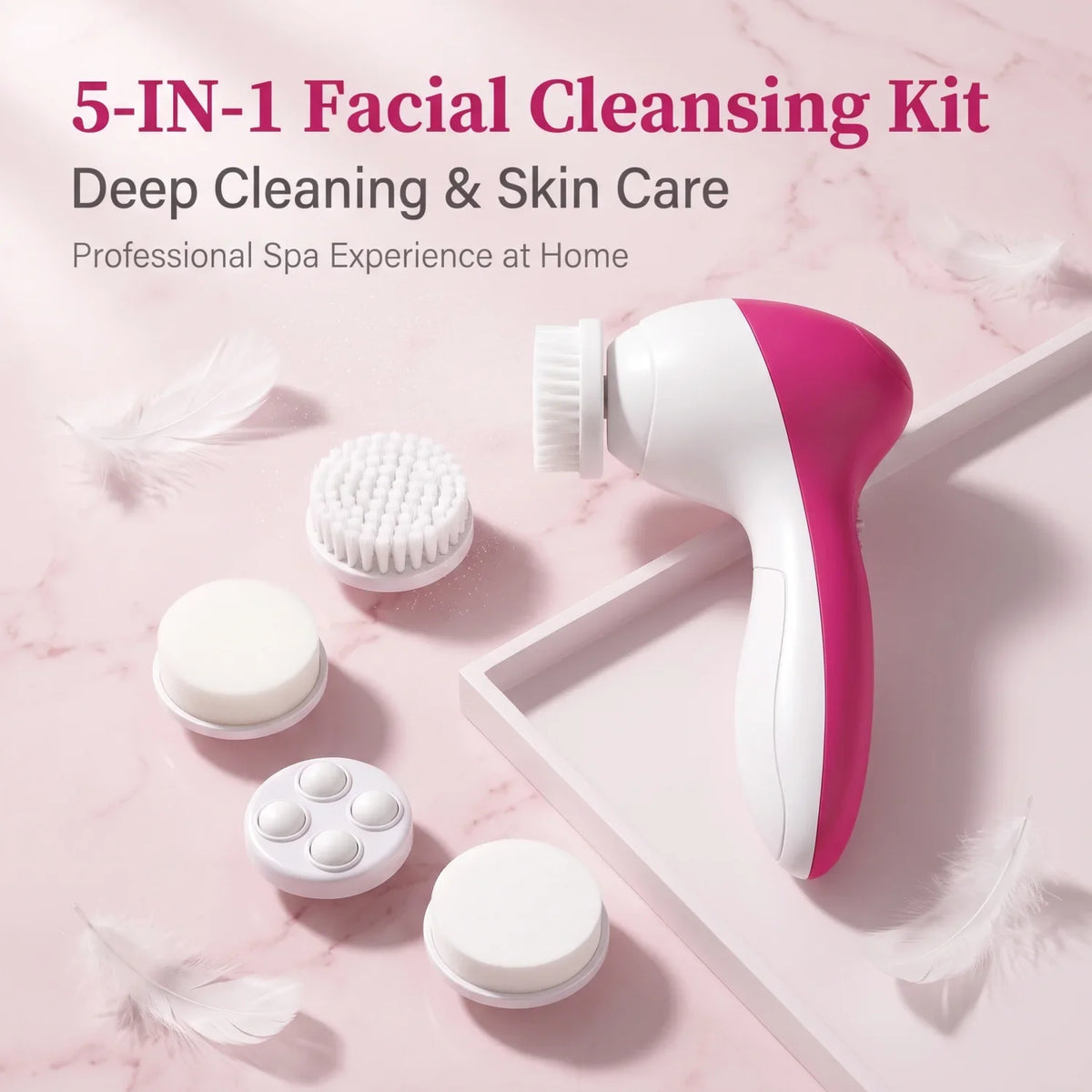 5-in-1 Electric Facial Cleansing Brush