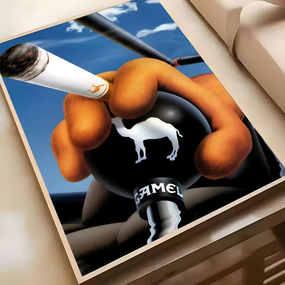 Camel Cigarettes Anime Poster