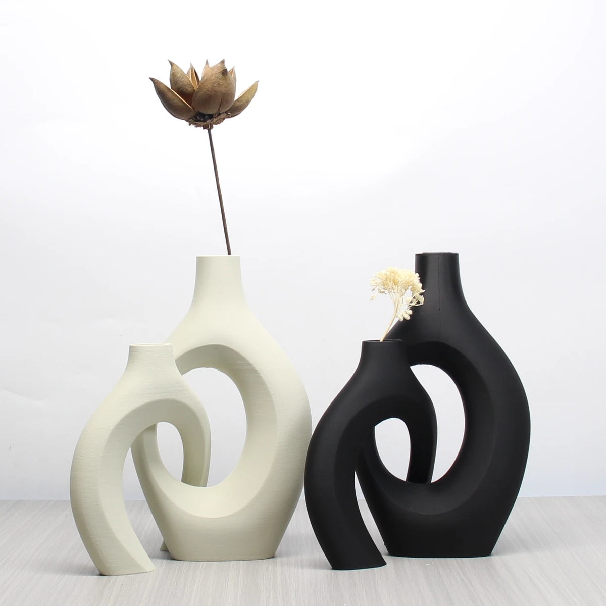 Bohemian Style Art Vase Set