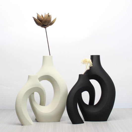 Bohemian Style Art Vase Set