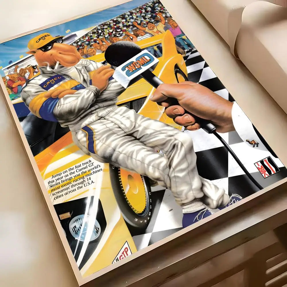 Camel Cigarettes Anime Poster