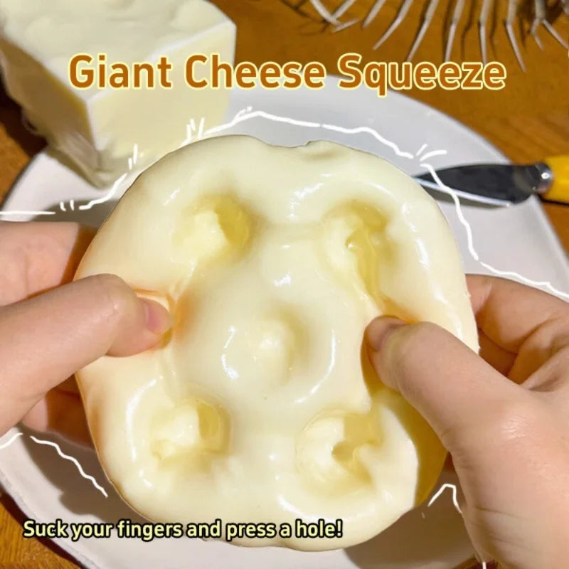 Cheese Cube Squishy Squeeze Stress Ball