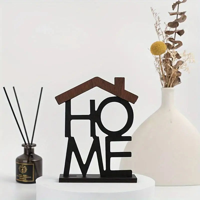 Miniature House Wooden Home Ornament