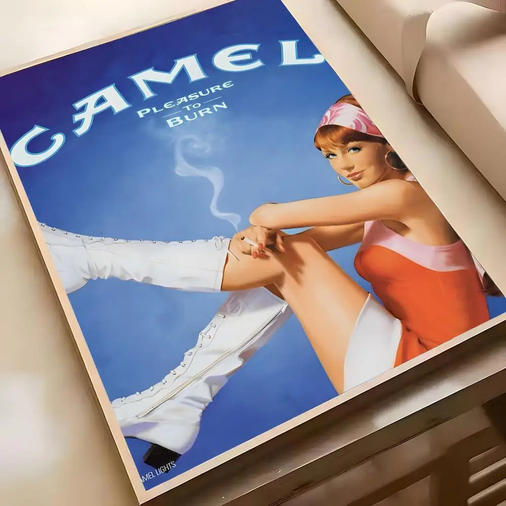 Camel Cigarettes Anime Poster