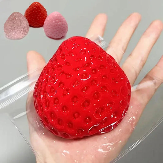 Big Strawberry Kawaii Squishy Fidget Toy