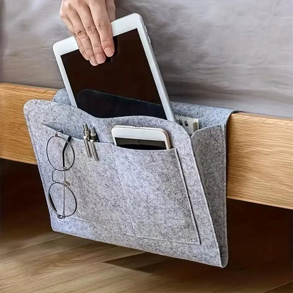 Felt Bedside Hanging Storage Organizer