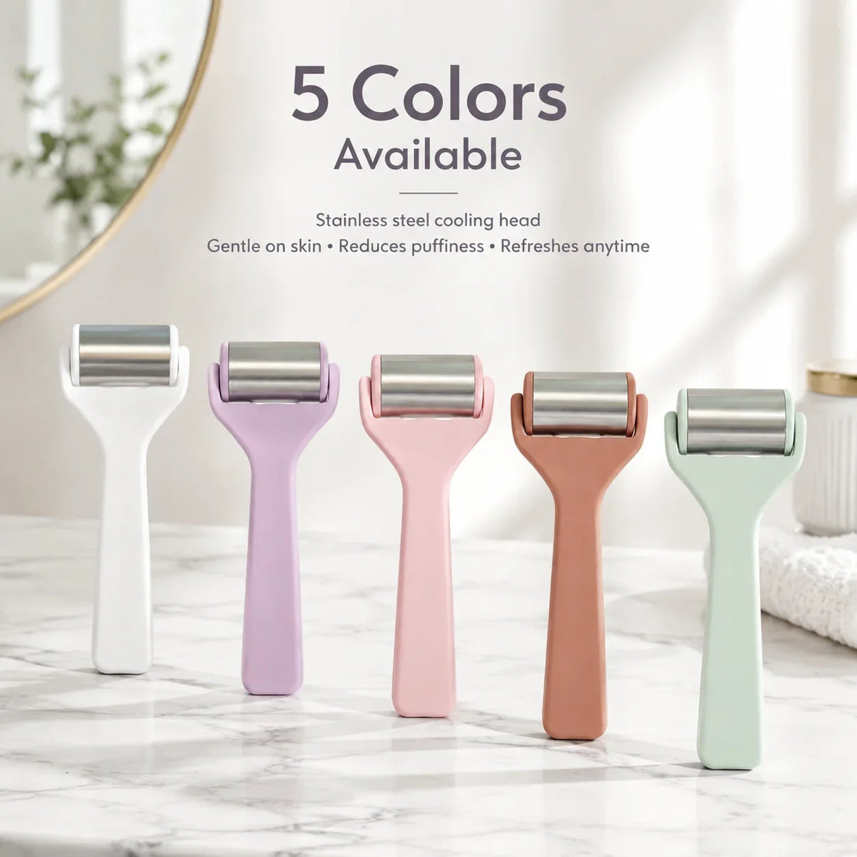 Stainless Steel Ice Face Roller