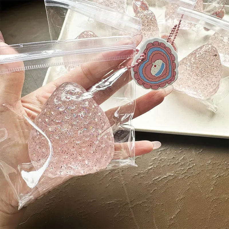Big Strawberry Kawaii Squishy Fidget Toy