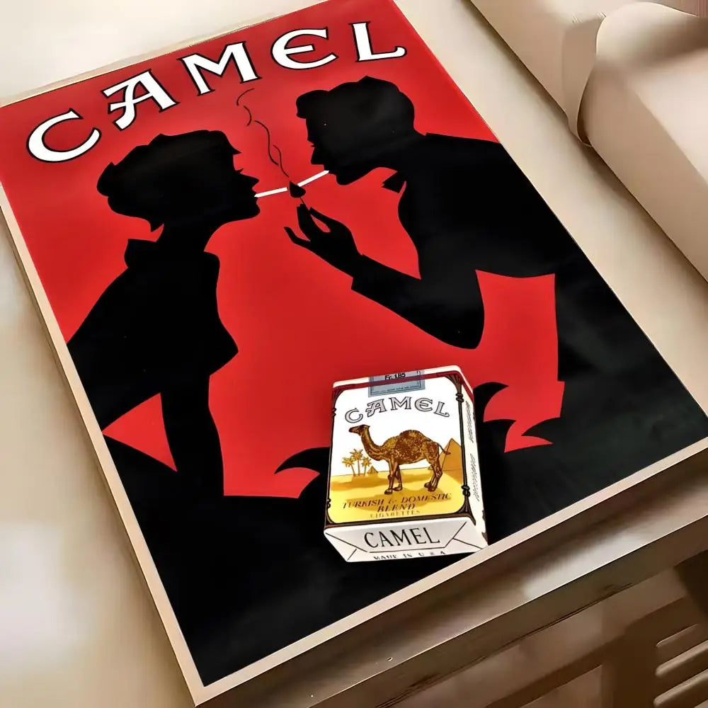 Camel Cigarettes Anime Poster