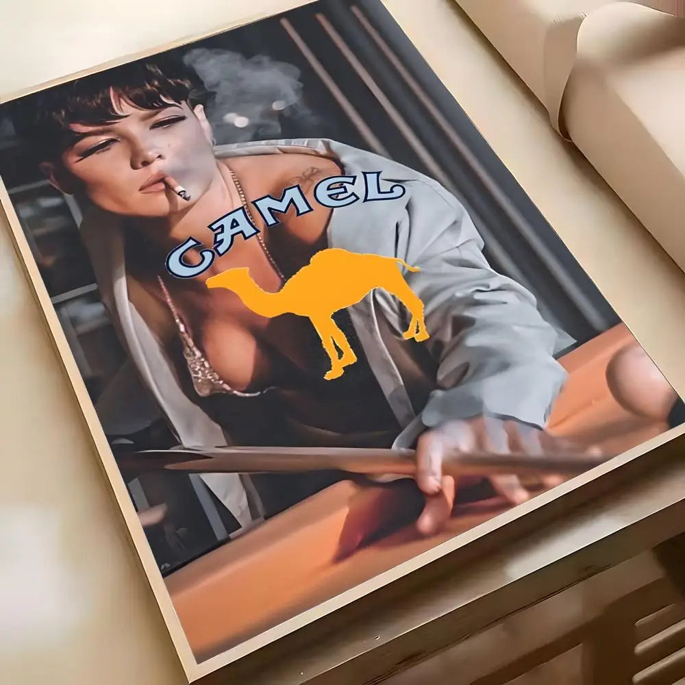 Camel Cigarettes Anime Poster