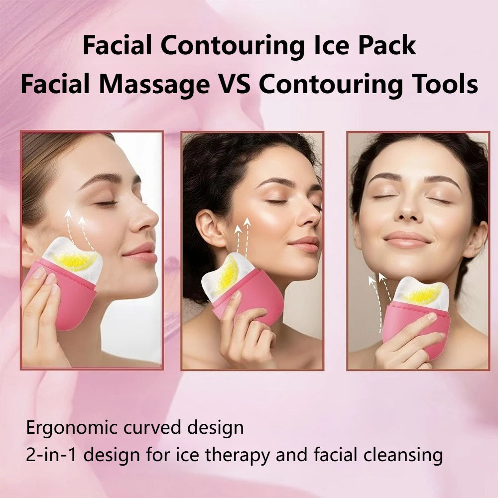 Silicone Ice Mold Face Roller Massager