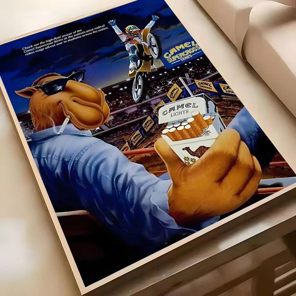 Camel Cigarettes Anime Poster