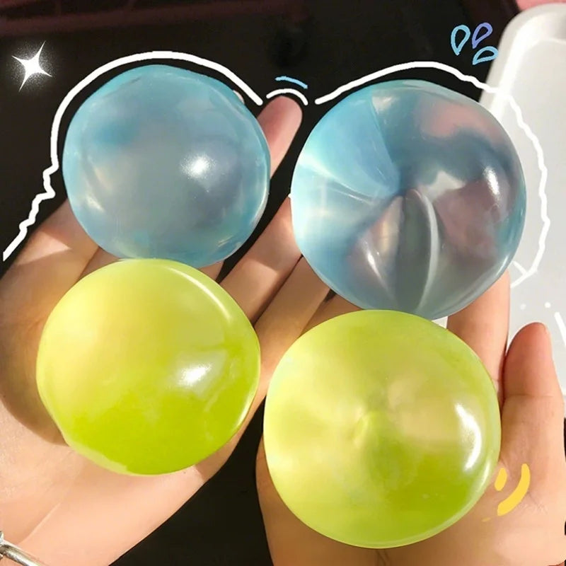 Mochi Coconut Oil Transparent Squishy Toy