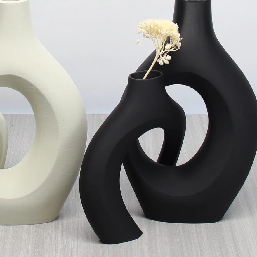 Bohemian Style Art Vase Set