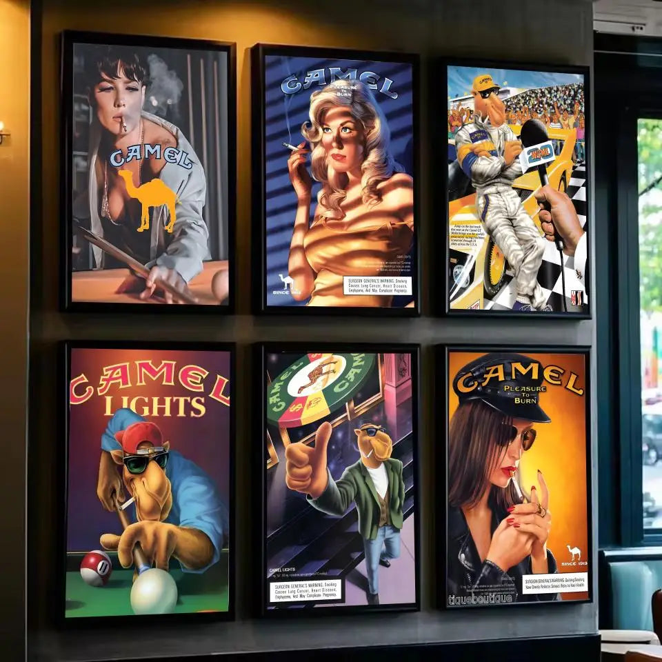 Camel Cigarettes Anime Poster