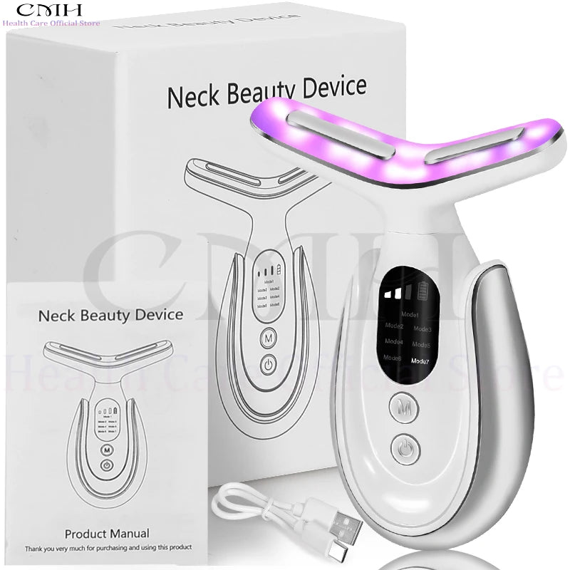 7-in-1 LED Neck & Face Therapy Massager
