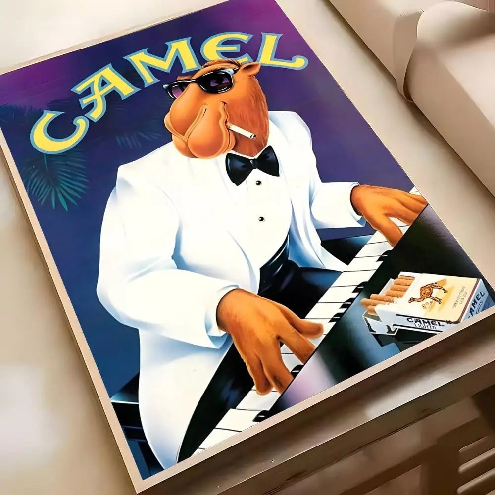 Camel Cigarettes Anime Poster