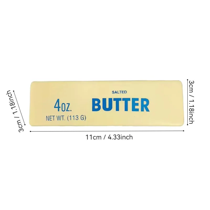 Elastic Butter Stick Cheese Squishy Toy