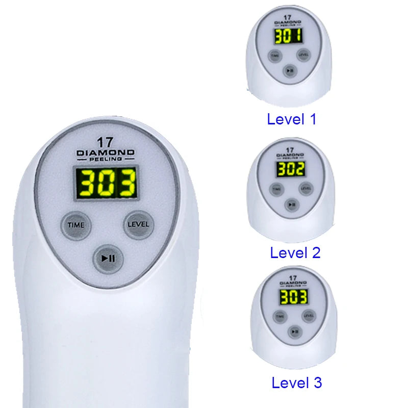 Diamond Microdermabrasion Machine – At-Home Facial Skin Resurfacing Device