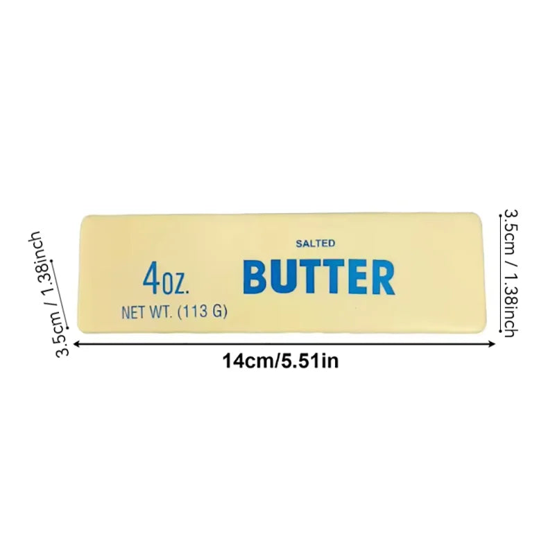 Elastic Butter Stick Cheese Squishy Toy