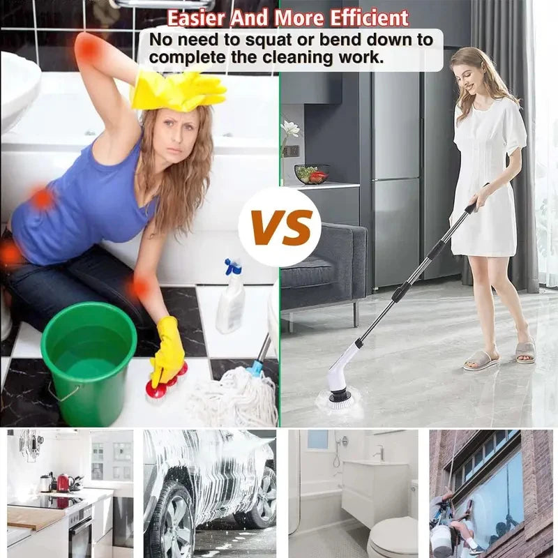 9-in-1 Electric Spin Cleaning Brush