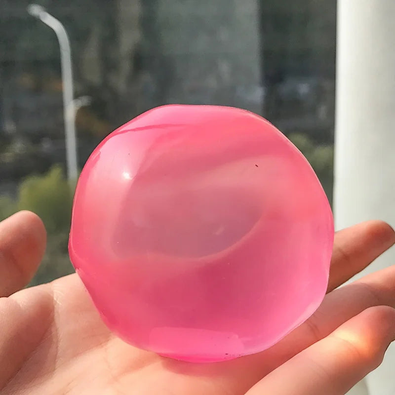 Mochi Coconut Oil Transparent Squishy Toy