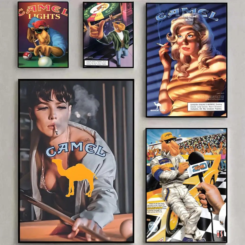 Camel Cigarettes Anime Poster