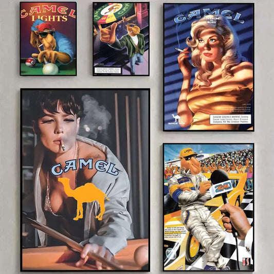 Camel Cigarettes Anime Poster