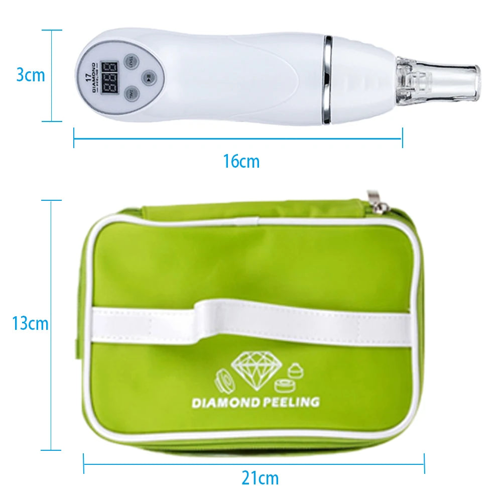 Diamond Microdermabrasion Machine – At-Home Facial Skin Resurfacing Device