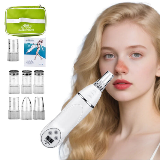 Diamond Microdermabrasion Machine – At-Home Facial Skin Resurfacing Device