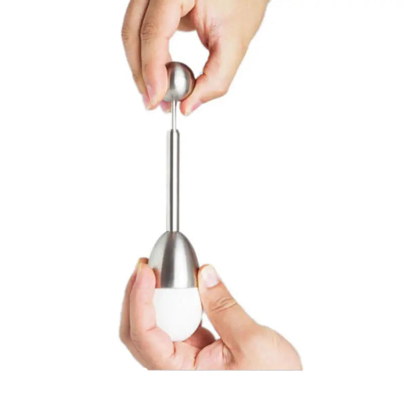 Stainless Steel Boiled Egg Topper Shell Top Knocker Opener   Kitchen Tool Cutter   Accessories  Gadget