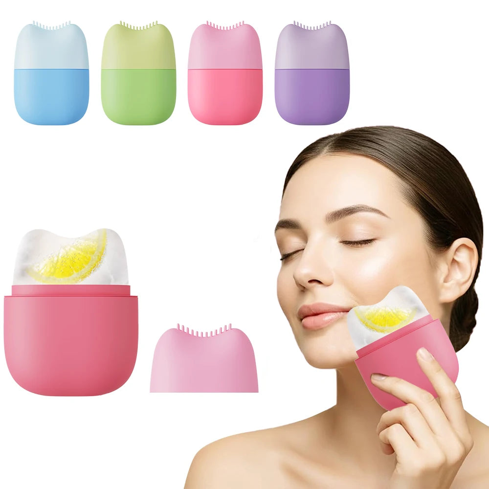 Silicone Ice Mold Face Roller Massager