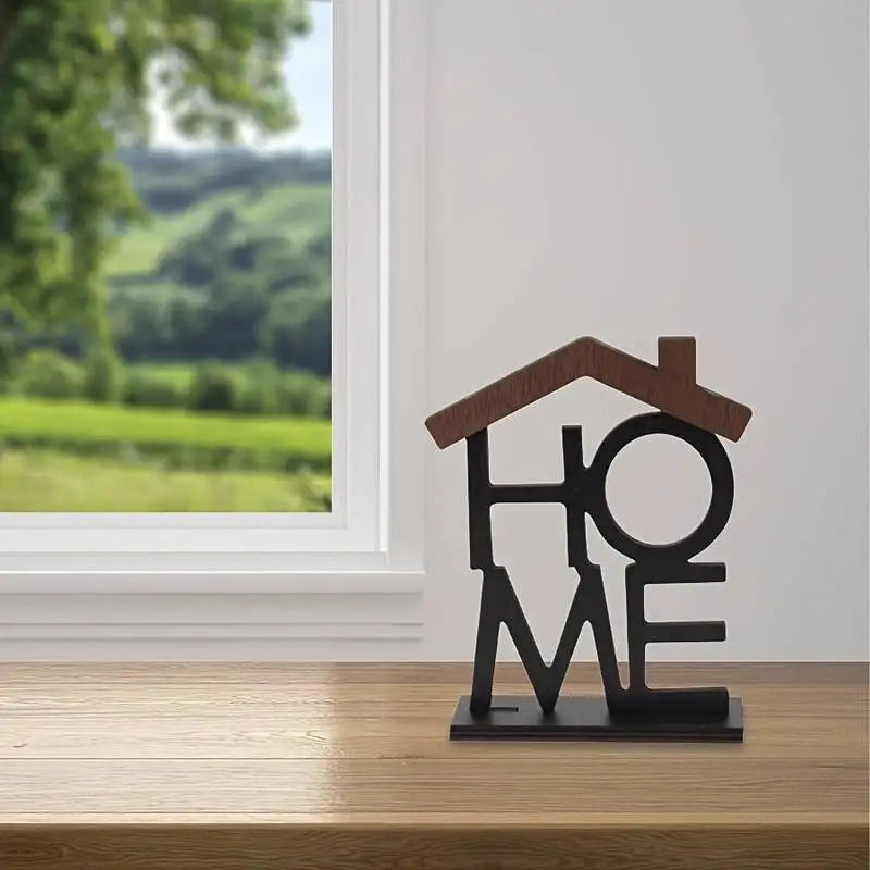 Miniature House Wooden Home Ornament