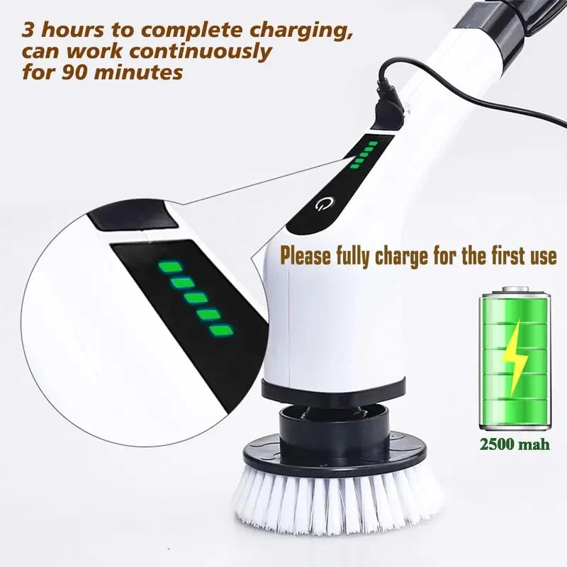9-in-1 Electric Spin Cleaning Brush