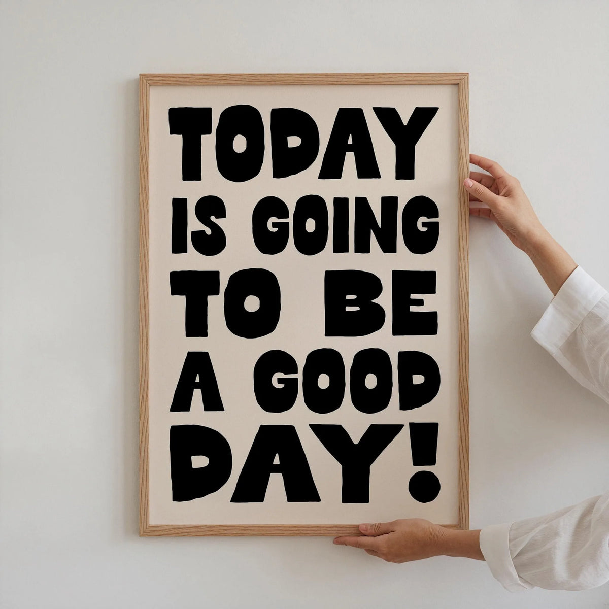 Good Day Quote Minimalist Wall Art