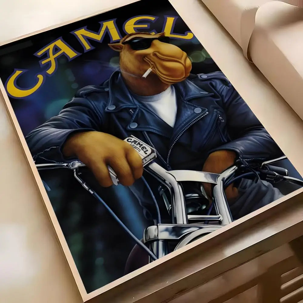 Camel Cigarettes Anime Poster